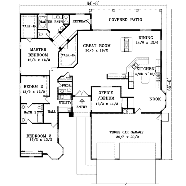 main floor house blueprint