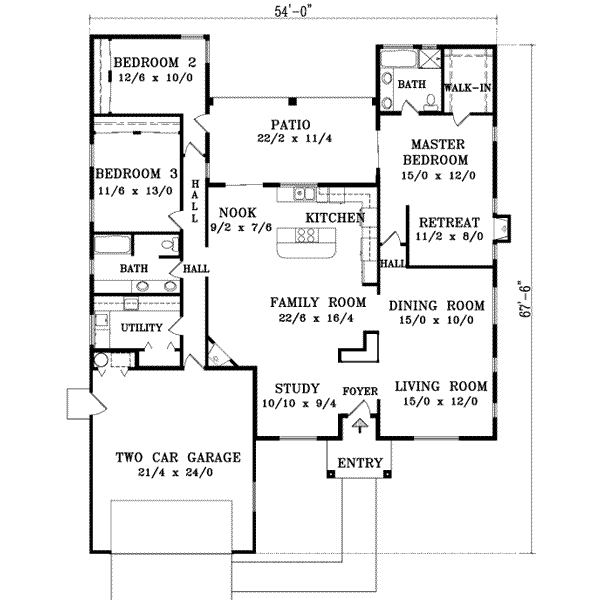 main floor house blueprint