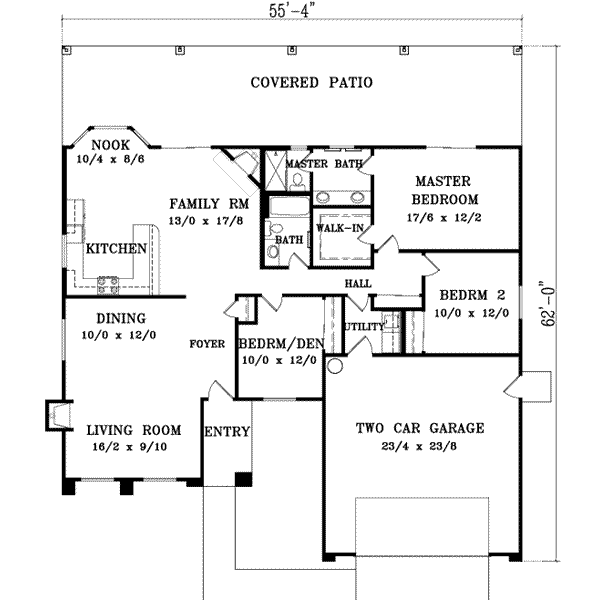 main floor house blueprint