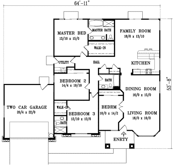 main floor house blueprint
