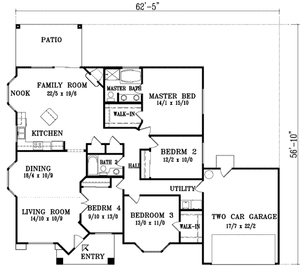 main floor house blueprint