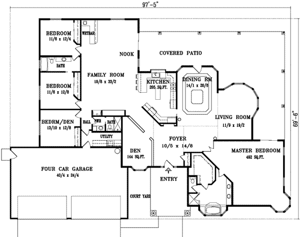main floor house blueprint