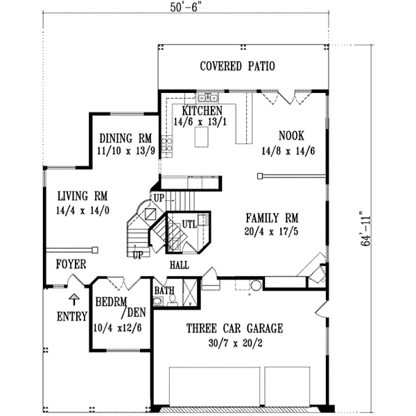 main floor house blueprint