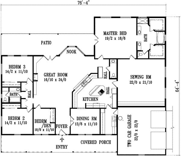 main floor house blueprint