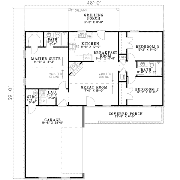main floor house blueprint