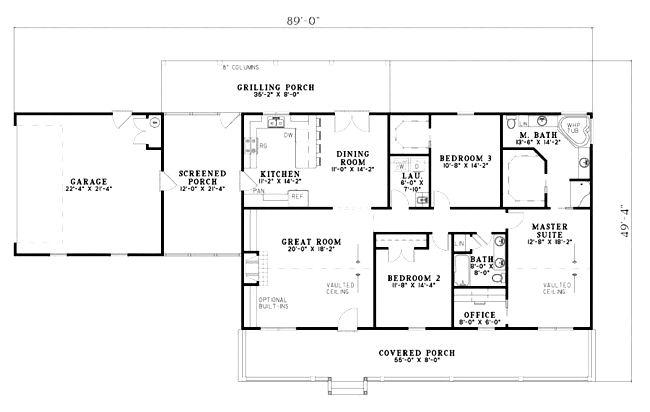 main floor house blueprint