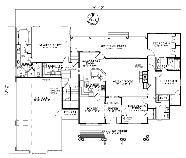 main floor house blueprint
