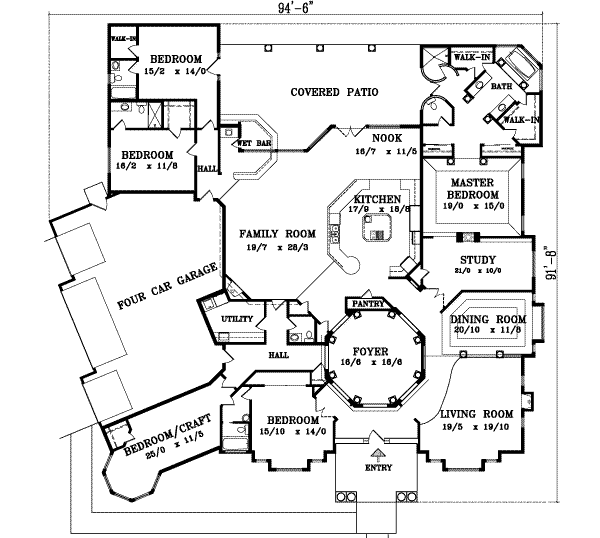 main floor house blueprint