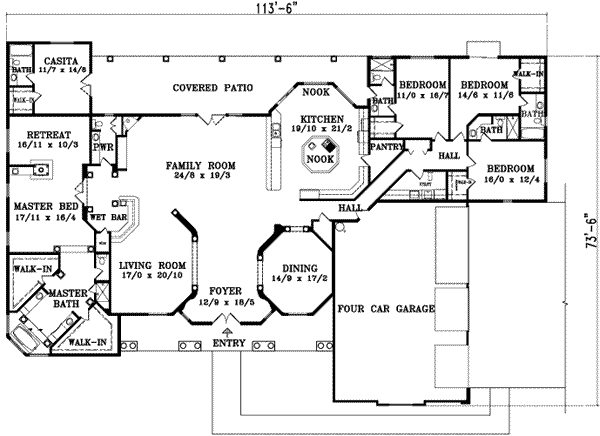 main floor house blueprint