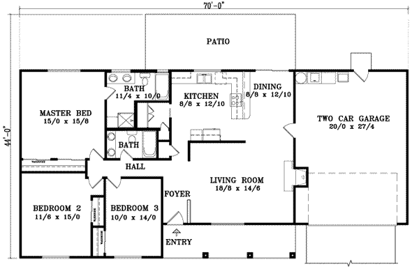 main floor house blueprint