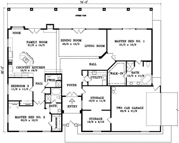 main floor house blueprint