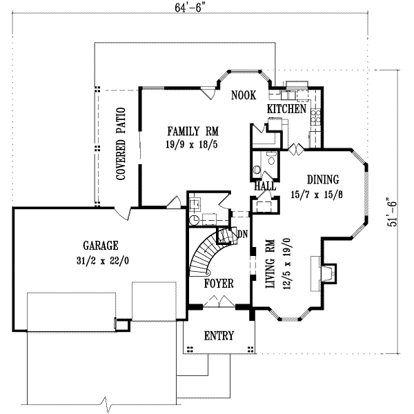 main floor house blueprint