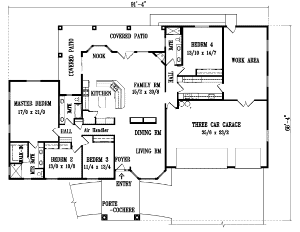 main floor house blueprint