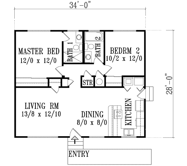 main floor house blueprint