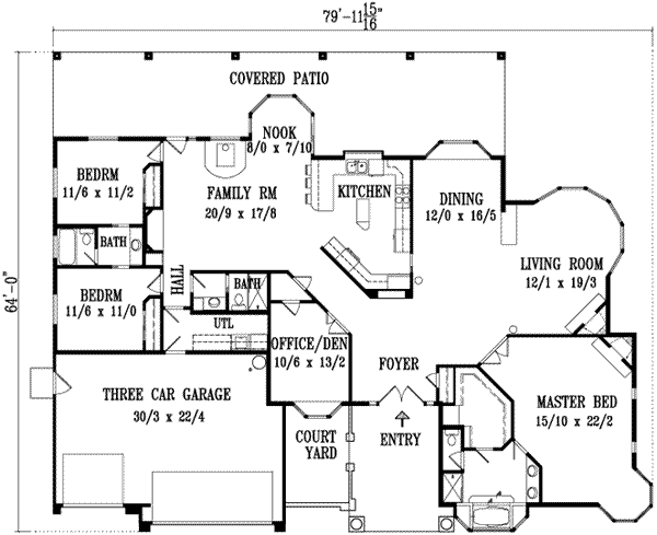 main floor house blueprint