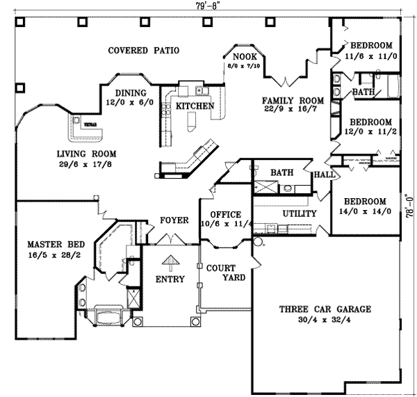 main floor house blueprint