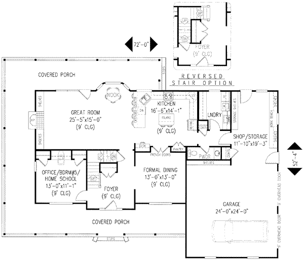 main floor house blueprint