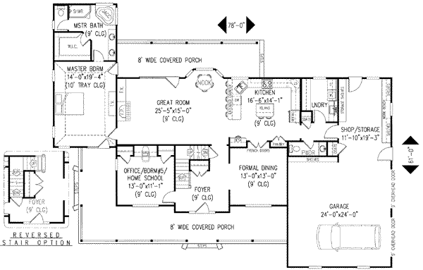 main floor house blueprint