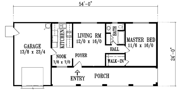 main floor house blueprint