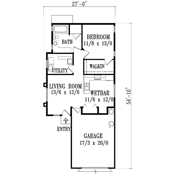 main floor house blueprint