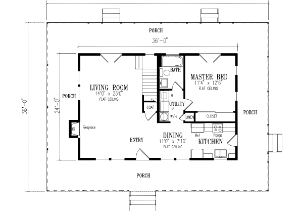 main floor house blueprint