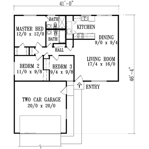 main floor house blueprint