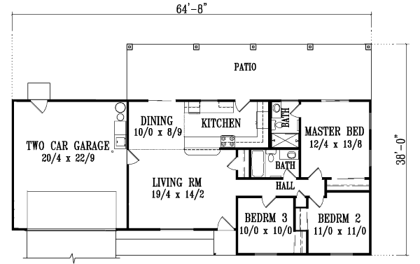 main floor house blueprint