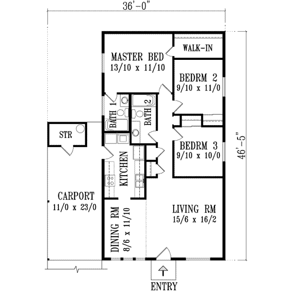 main floor house blueprint