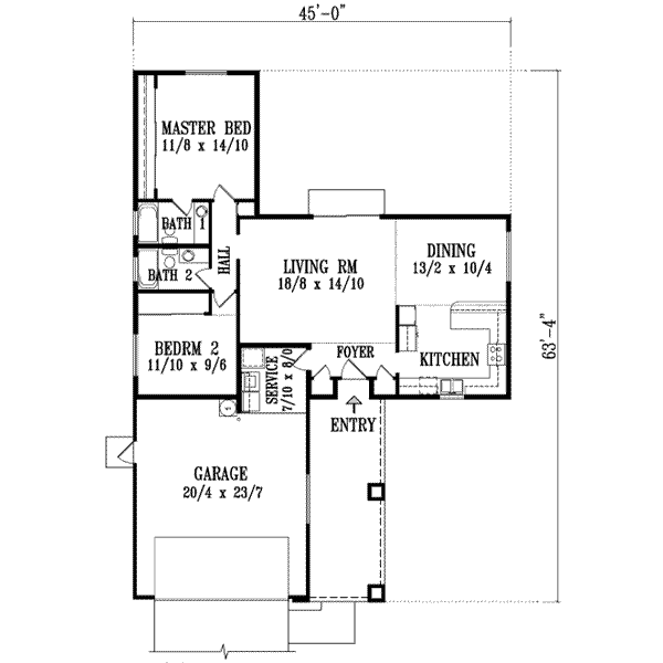 main floor house blueprint