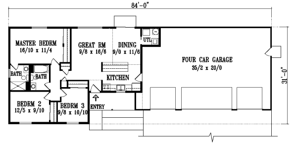main floor house blueprint
