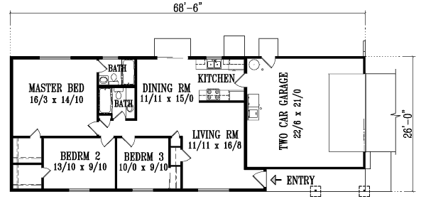 main floor house blueprint