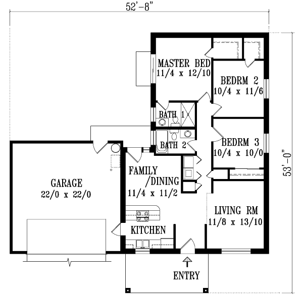 main floor house blueprint