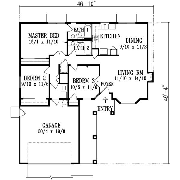 main floor house blueprint