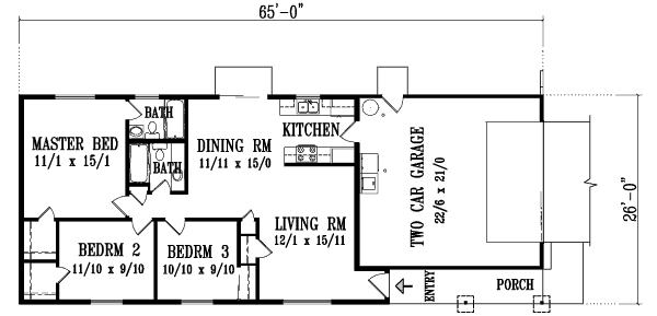 main floor house blueprint