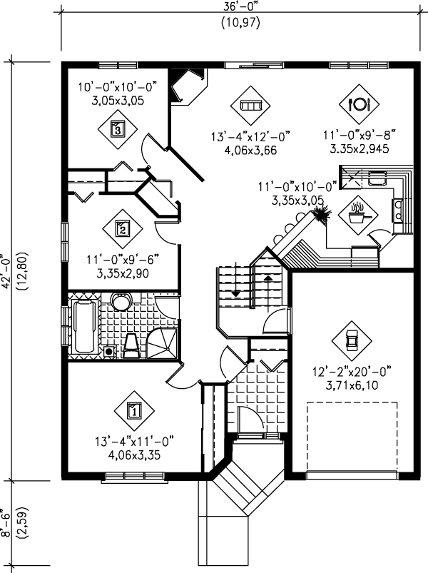 main floor house blueprint
