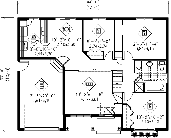 main floor house blueprint