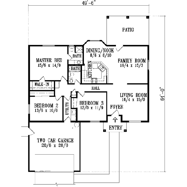 main floor house blueprint