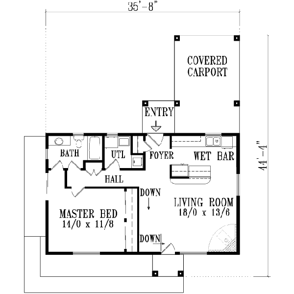 main floor house blueprint