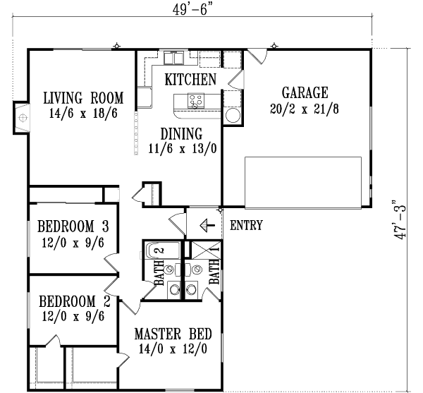main floor house blueprint