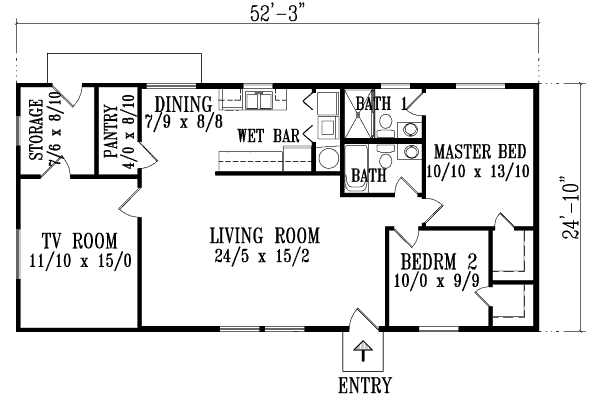 main floor house blueprint