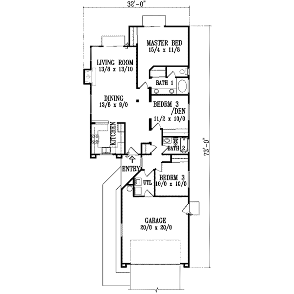 main floor house blueprint