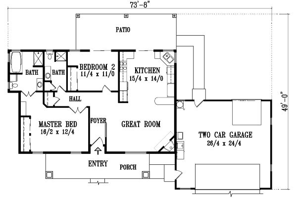 main floor house blueprint