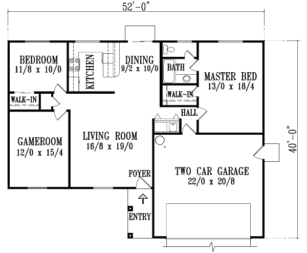 main floor house blueprint