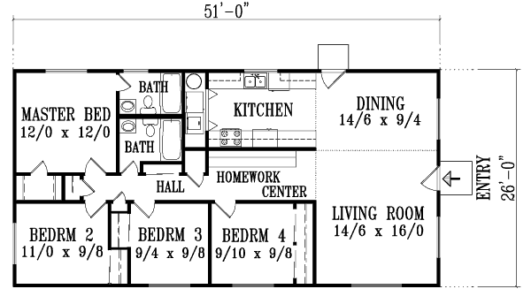 main floor house blueprint
