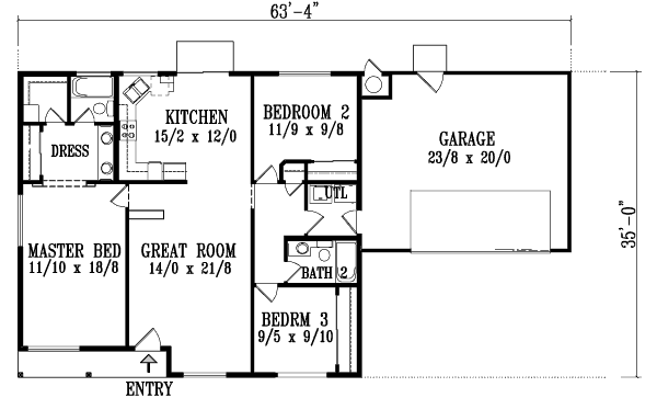 main floor house blueprint
