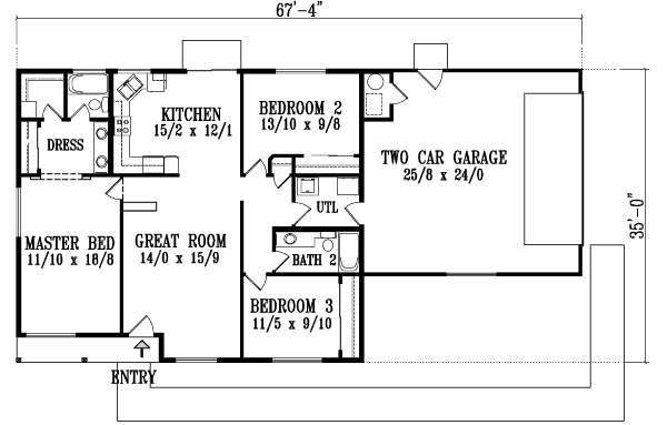 main floor house blueprint