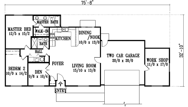 main floor house blueprint