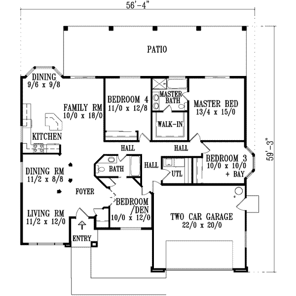 main floor house blueprint