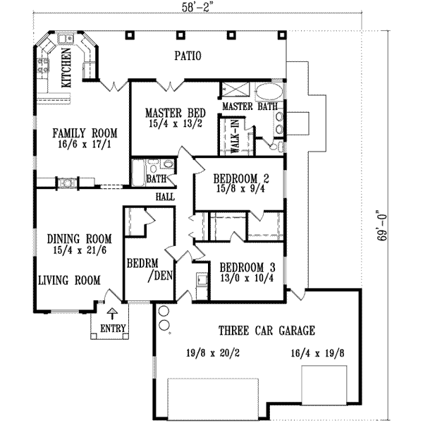 main floor house blueprint