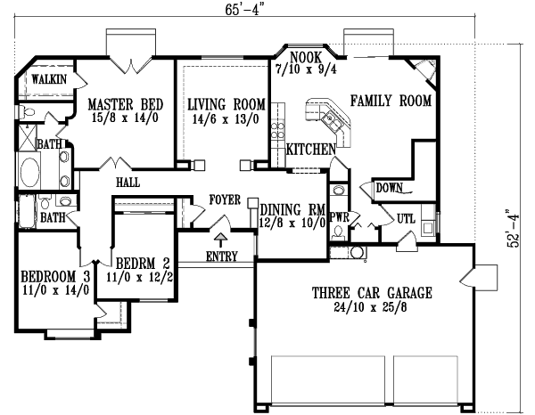 main floor house blueprint